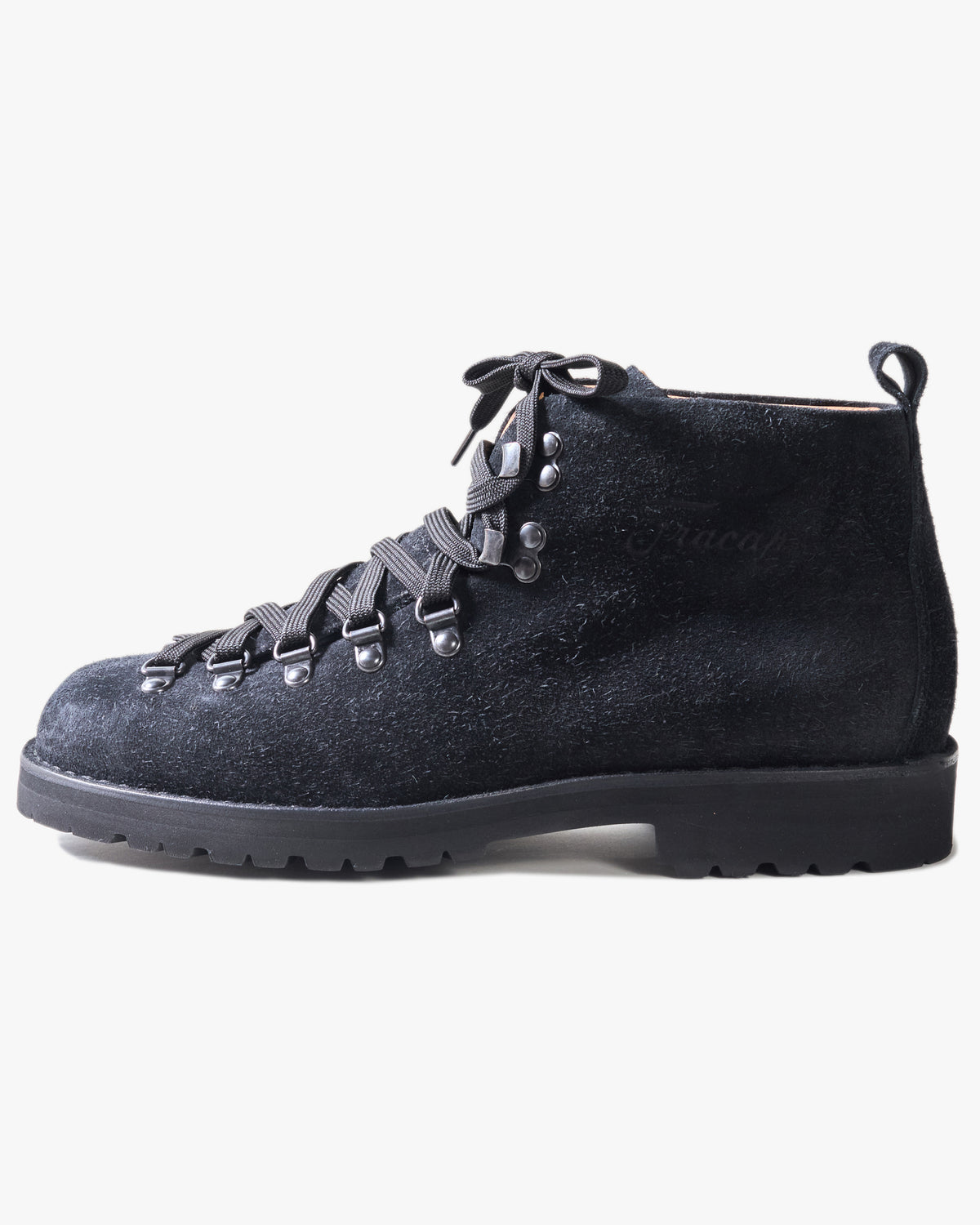 Fracap M120 Magnifico Suede Boots - Black / Black Roccia Sole | Fracap Boots | JEANSTORE