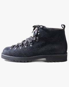 Fracap M120 Magnifico Suede Boots - Black / Black Roccia Sole