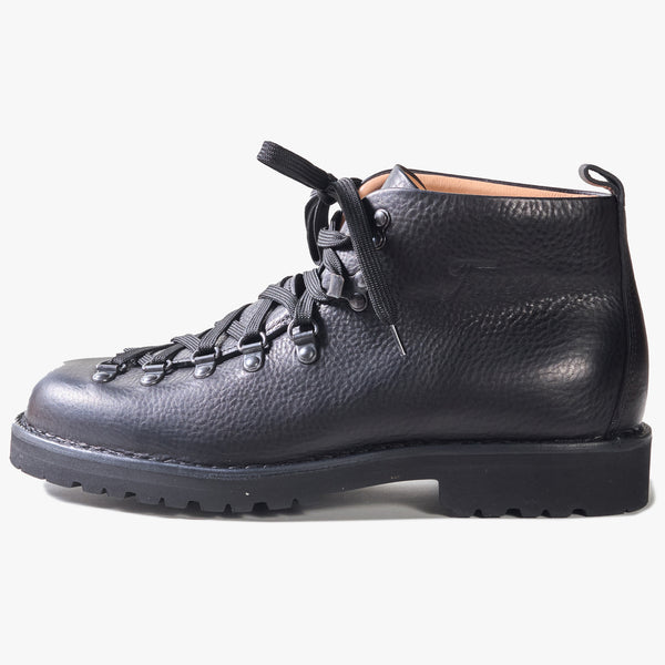 Fracap M120 Magnifico Leather Boots - Black / Black Roccia Sole | Fracap Boots | JEANSTORE