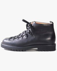 Fracap M120 Magnifico Leather Boots - Black / Black Roccia Sole | Fracap Boots | JEANSTORE
