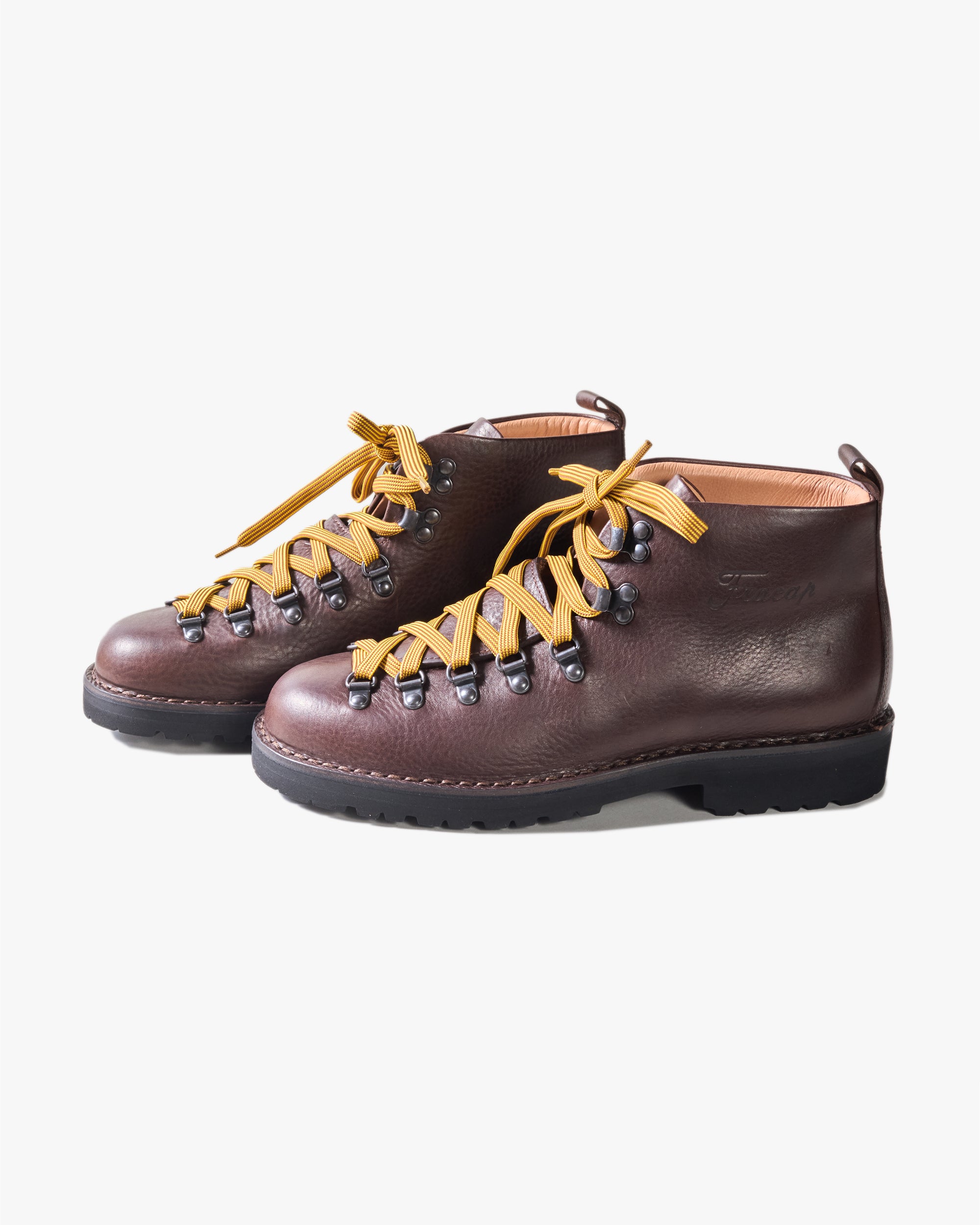 Fracap M120 Magnifico Leather Boots - Testa Di Moro / Black Roccia Sole | Fracap Boots | Jeanstore