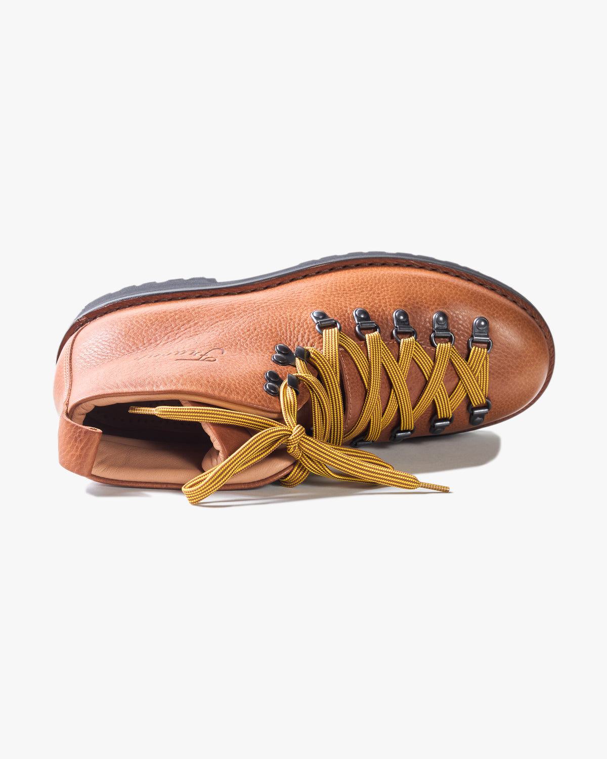 Fracap M120 Magnifico Leather Boots - Brandy / Black Roccia Sole | Fracap Boots | JEANSTORE