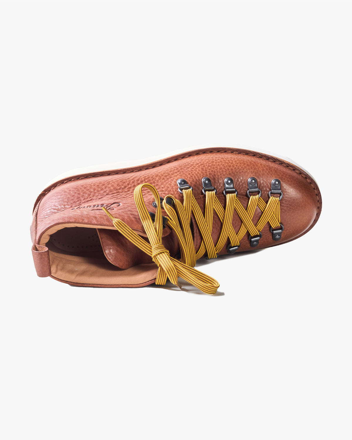 Fracap M120 Magnifico Leather Boots - Cotto / White Cristy Sole | Fracap Boots | JEANSTORE