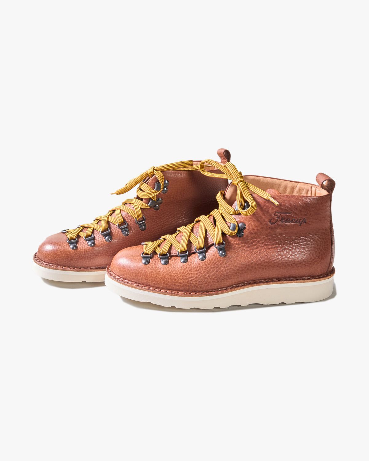 Fracap M120 Magnifico Leather Boots - Cotto / White Cristy Sole | Fracap Boots | JEANSTORE