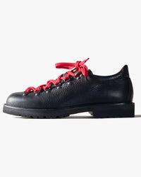 Fracap M121 Magnifico Leather Shoes - Black / Black Roccia Sole