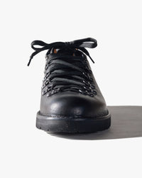 Fracap M121 Magnifico Leather Shoes - Black / Black Roccia Sole
