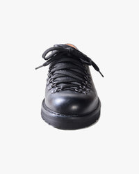 Fracap M121 Magnifico Leather Shoes - Black / Black Roccia Sole | Fracap Shoes | JEANSTORE