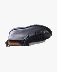 Fracap R200 Leather Monkey Boots - Black / Black Roccia Sole | Fracap Boots | JEANSTORE