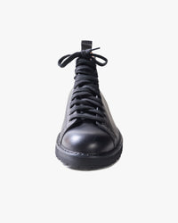 Fracap R200 Leather Monkey Boots - Black / Black Roccia Sole | Fracap Boots | JEANSTORE