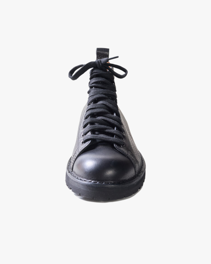 Fracap R200 Leather Monkey Boots - Black / Black Roccia Sole