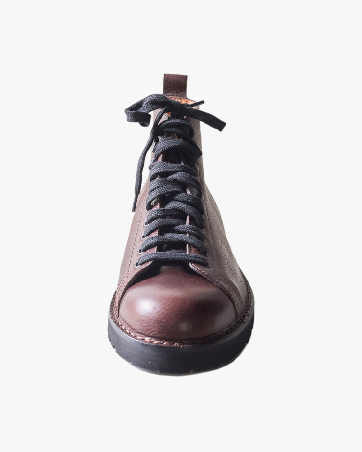 Fracap R200 Leather Monkey Boots - Testa Di Moro / Black Roccia Sole