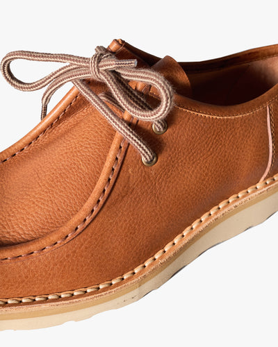 Fracap W147 Leather Derby Shoes - Faggio / Cristy Beige Sole