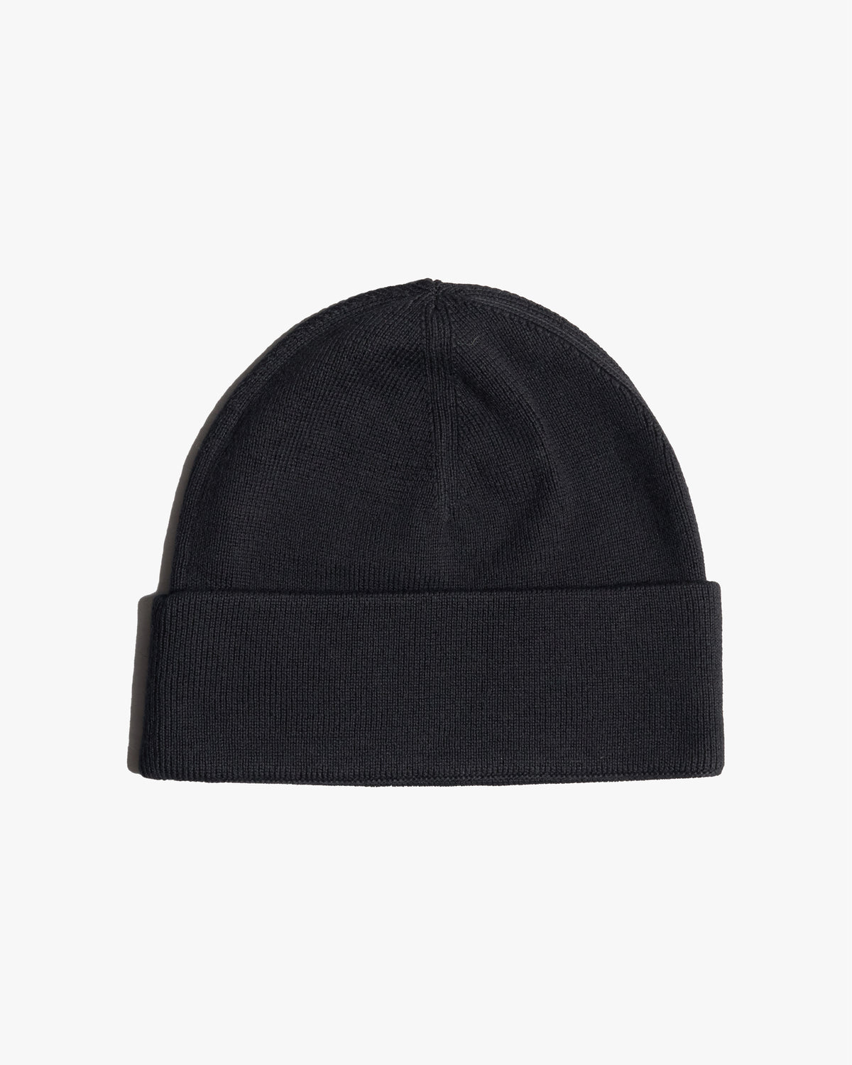 Fred Perry Classic Merino Wool Beanie - Black / Snow White