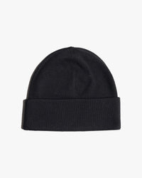 Fred Perry Classic Merino Wool Beanie - Black / Snow White
