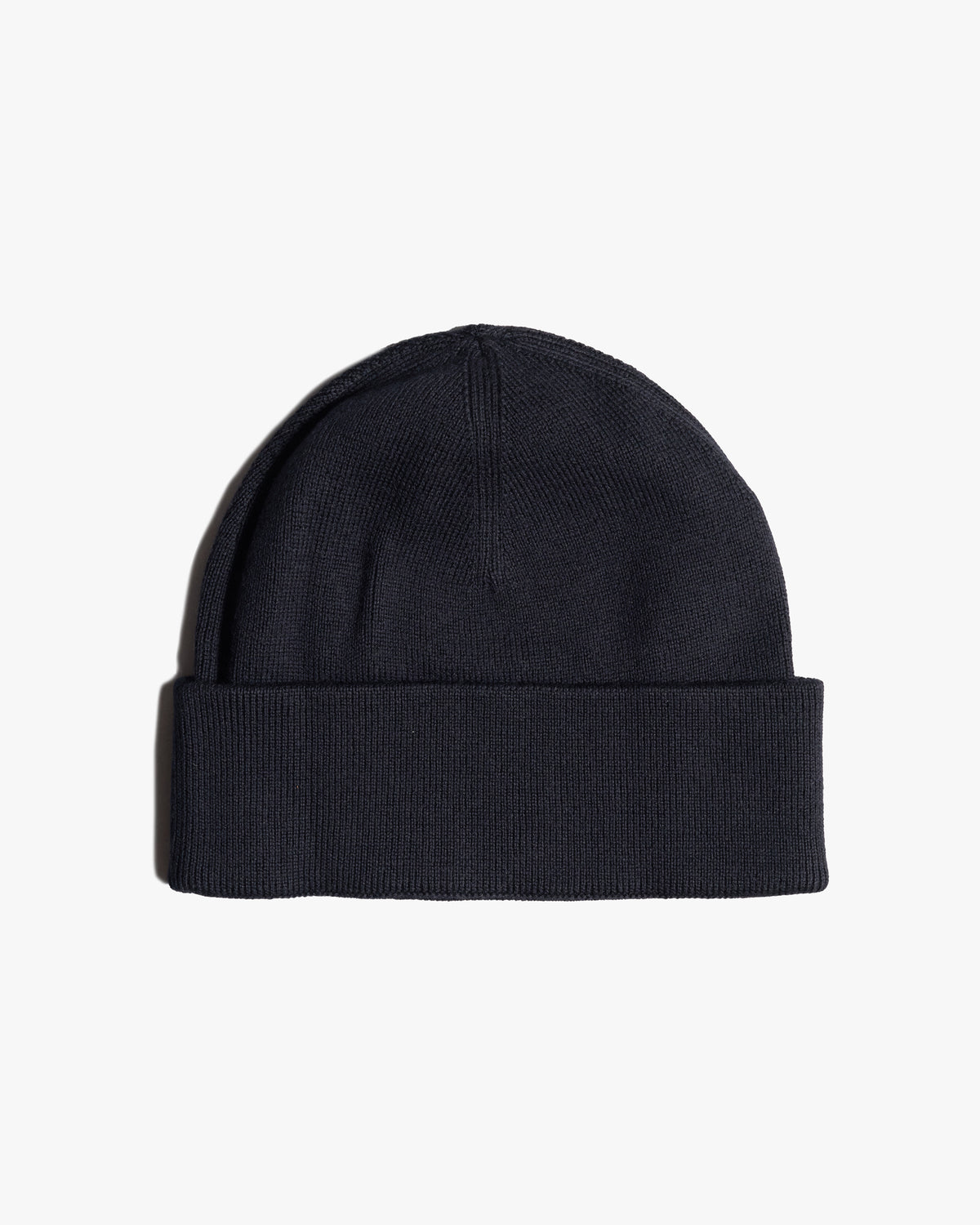 Fred Perry Classic Merino Wool Beanie - Navy / Snow White