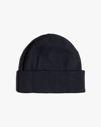 Fred Perry Classic Merino Wool Beanie - Navy / Snow White