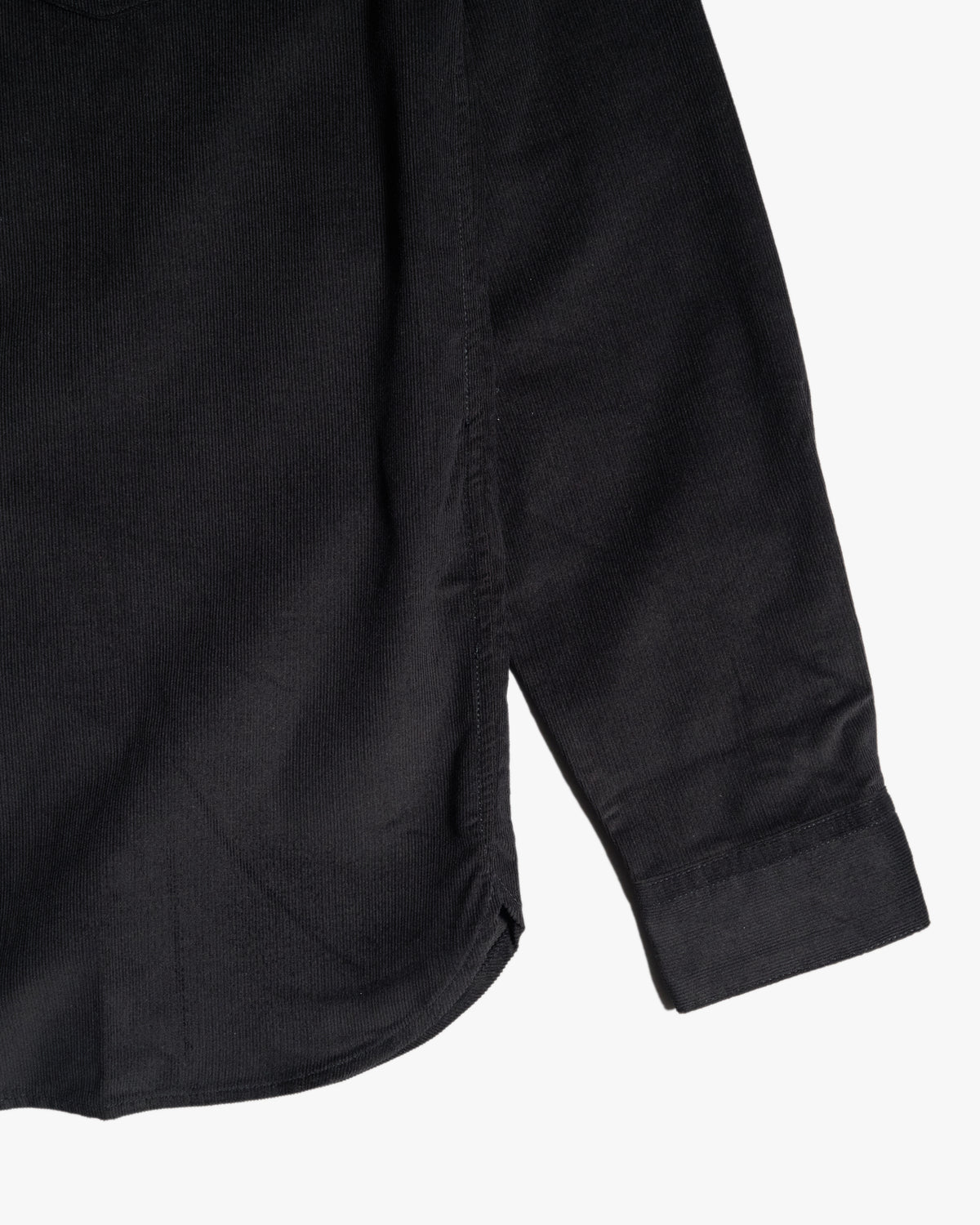 Fred Perry Needle Cord Shirt - Black