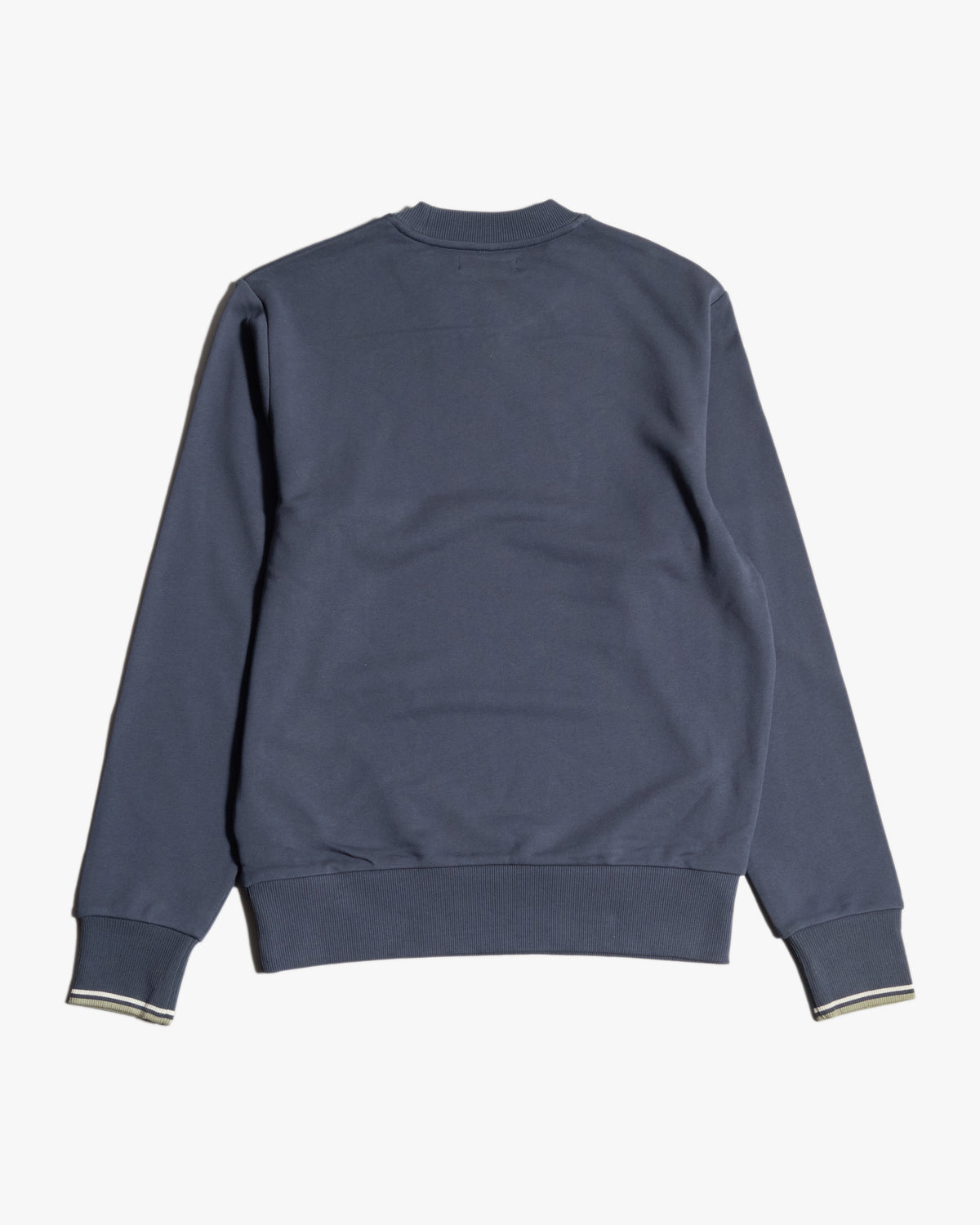 Fred Perry Crew Neck Sweatshirt - Dark Airforce / Ecru / Seagrass