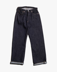 Fullcount 0105XXW 15.5oz Selvedge Wide Fit Mens Jeans - Indigo Onewash