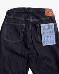 Fullcount 0105XXW 15.5oz Selvedge Wide Fit Mens Jeans - Indigo Onewash