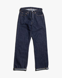 Fullcount 1101W 13.7oz Selvedge Straight Fit Mens Jeans - Indigo Onewash