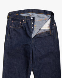 Fullcount 1101W 13.7oz Selvedge Straight Fit Mens Jeans - Indigo Onewash