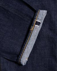 Fullcount 1101W 13.7oz Selvedge Straight Fit Mens Jeans - Indigo Onewash