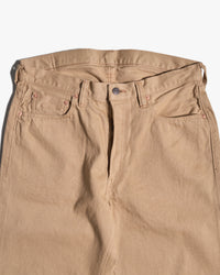 Fullcount 0105BE 12oz Selvedge Wide Fit Mens Jeans - Beige