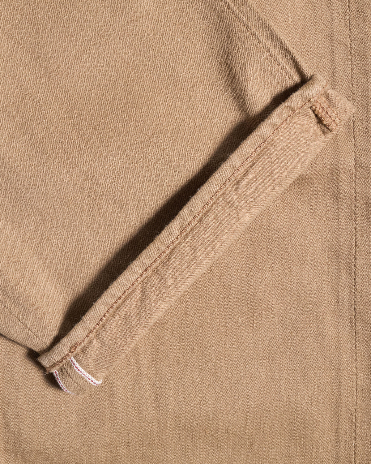 Fullcount 0105BE 12oz Selvedge Wide Fit Mens Jeans - Beige