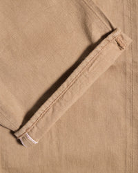 Fullcount 0105BE 12oz Selvedge Wide Fit Mens Jeans - Beige