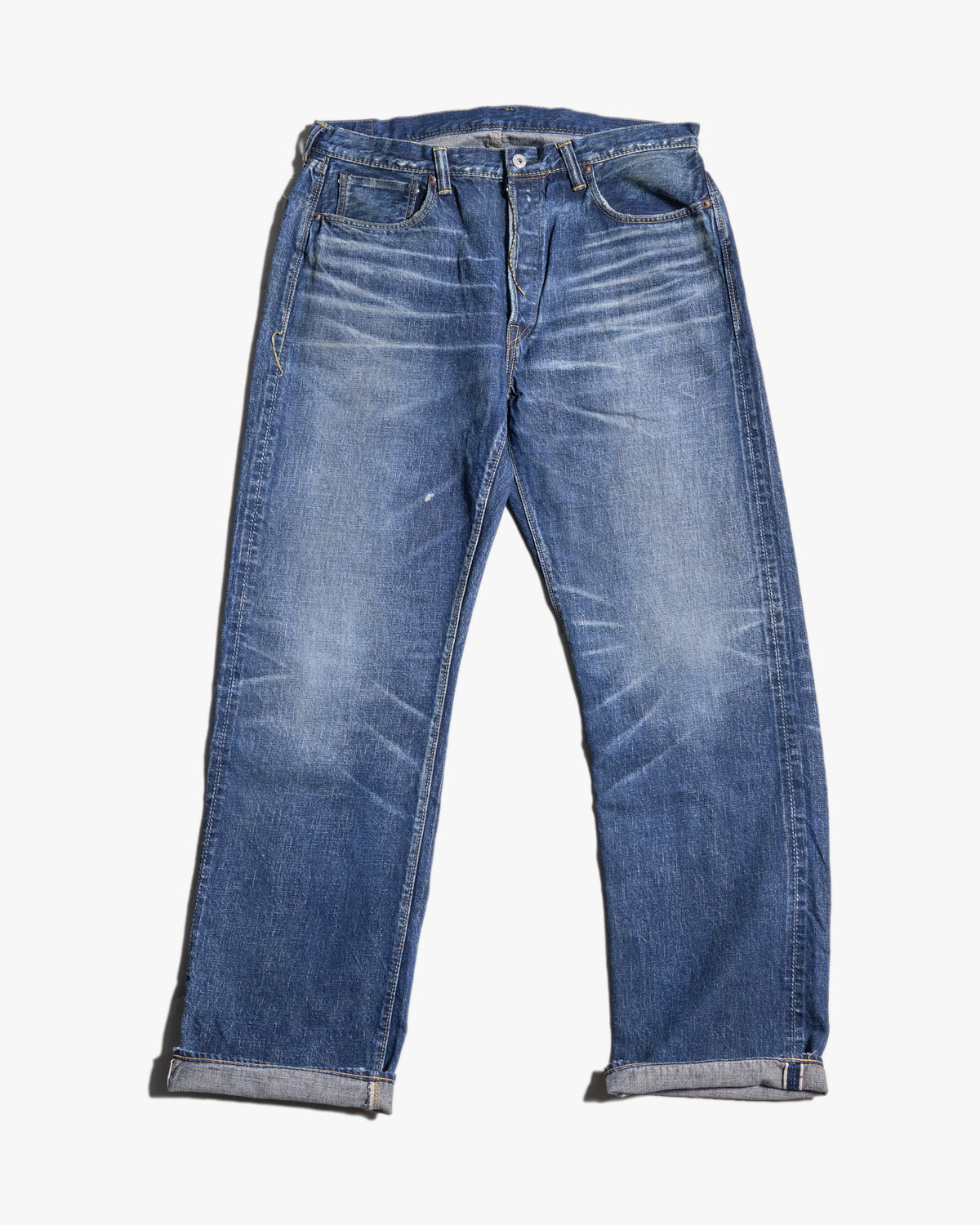 Fullcount 1353-S0105 13.7oz Selvedge Wide Fit Mens Jeans - More Than Just Fear | Fullcount Jeans | Jeanstore