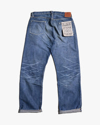 Fullcount 1353-S0105 13.7oz Selvedge Wide Fit Mens Jeans - More Than Just Fear | Fullcount Jeans | Jeanstore