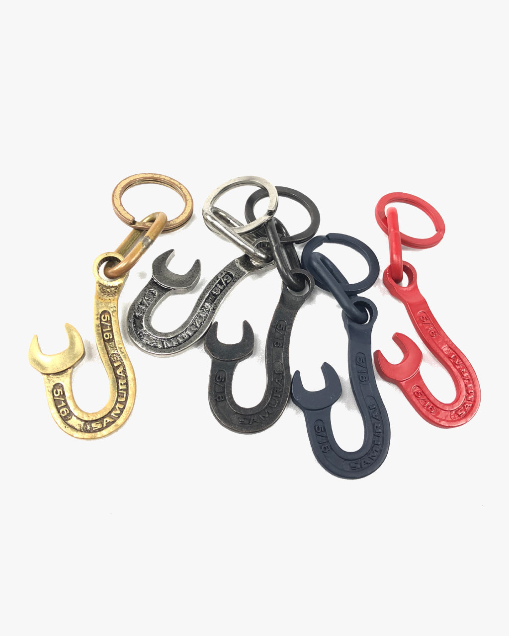 Samurai Jeans SMBLH101 Wrench Type Key Holder - Silver | Samurai Jeans Wallets & Key Fobs | JEANSTORE