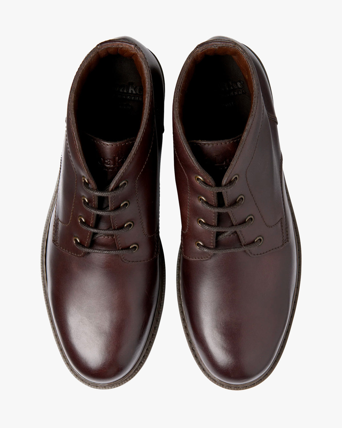 Loake Lifestyle Gilbert Chukka Boot - Dark Brown Waxy