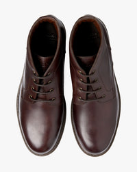 Loake Lifestyle Gilbert Chukka Boot - Dark Brown Waxy
