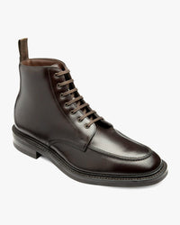 Loake 1880 Country Gisbourne Boots - Dark Brown Waxy | Loake Shoemakers Boots | JEANSTORE