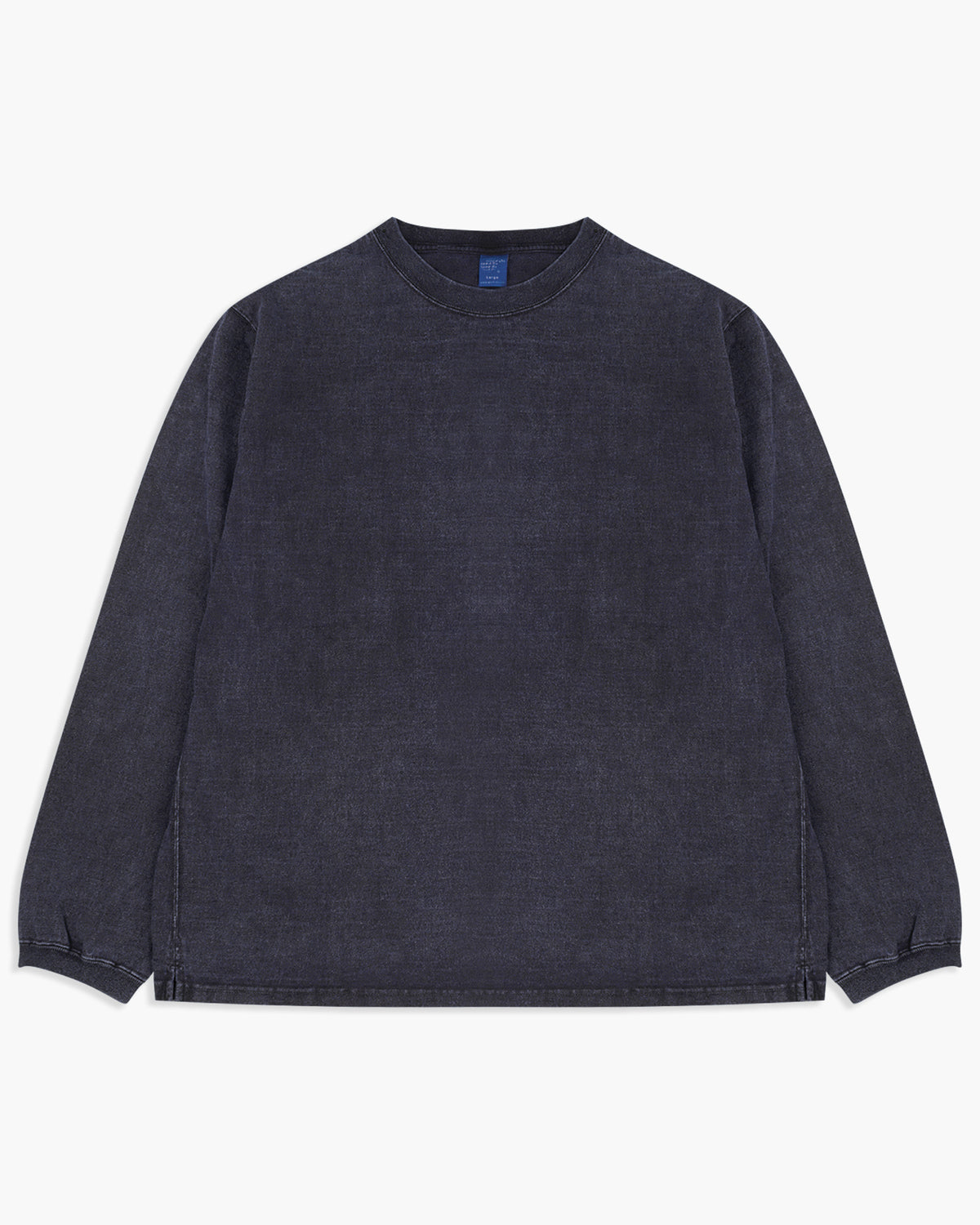 Good On L/S Heavy Crew Tee - Pigment Dyed Navy | Good On T Shirts | JEANSTORE