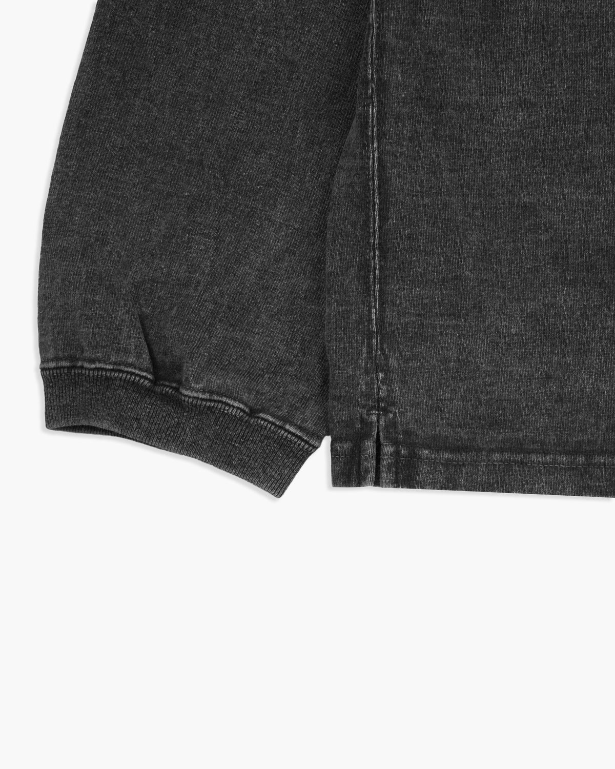 Good On L/S Heavy Crew Tee - Pigment Dyed Black