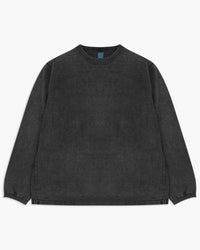 Good On L/S Heavy Crew Tee - Pigment Dyed Black