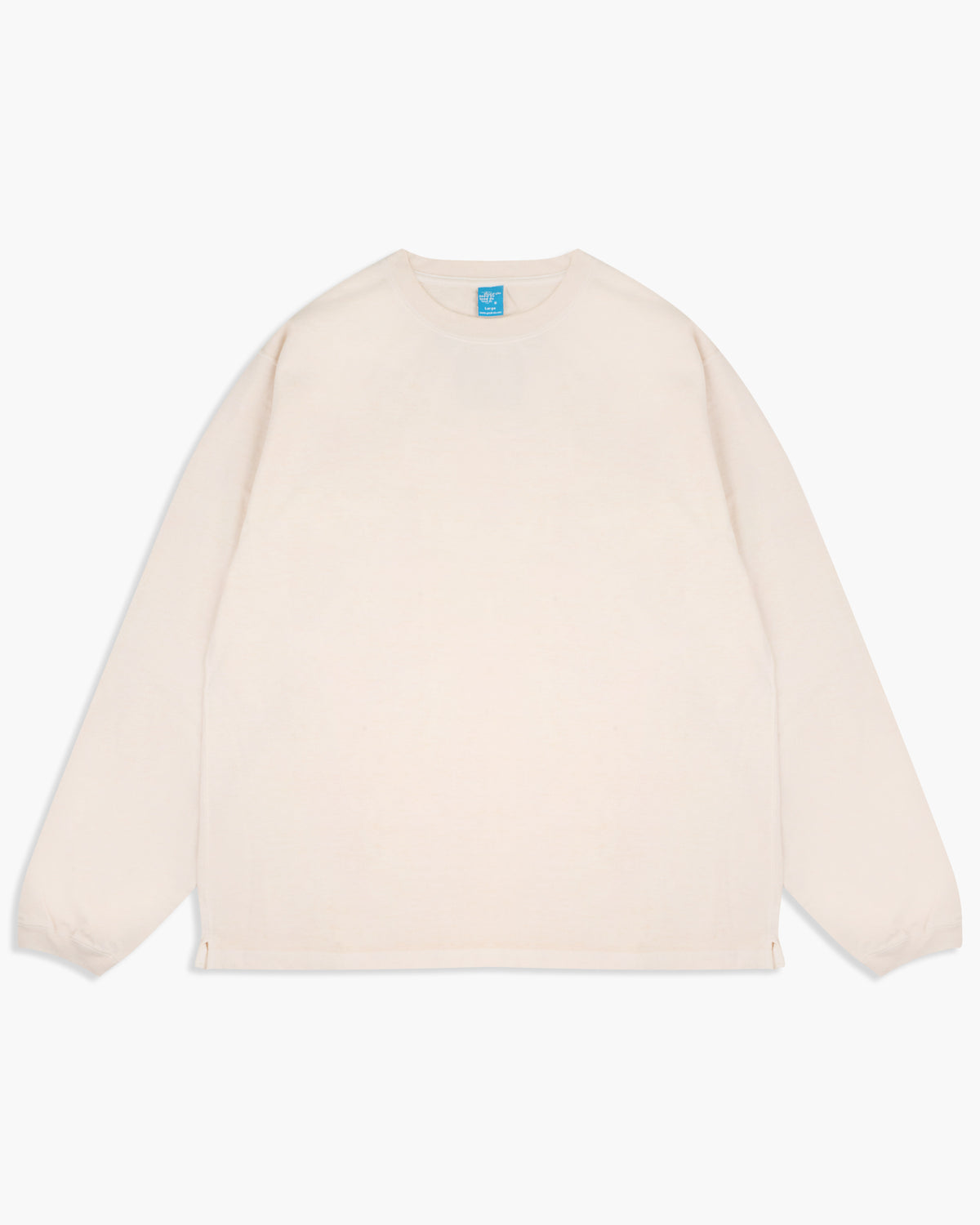 Good On L/S Heavy Crew Tee - Pigment Dyed Natural | Good On T Shirts | JEANSTORE