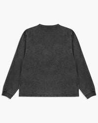 Good On L/S Heavy Henley Tee - Pigment Dyed Black | Good On T Shirts | JEANSTORE