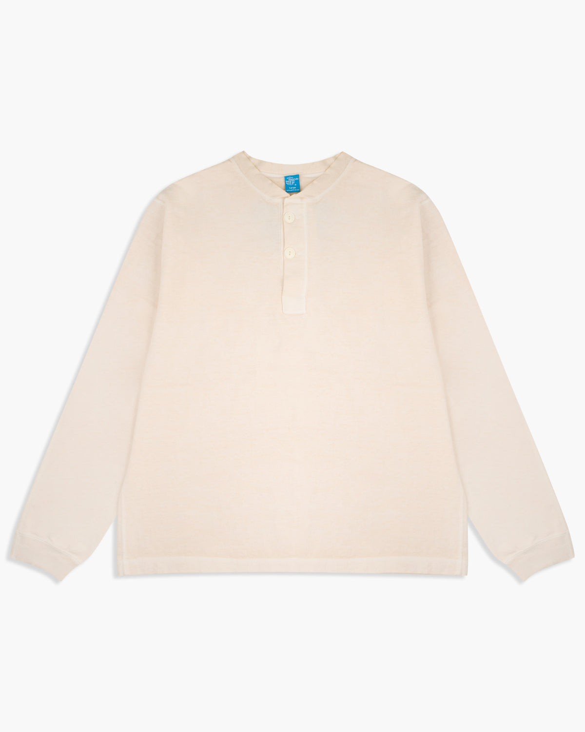 Good On L/S Heavy Henley Tee - Pigment Dyed Natural | Good On T Shirts | JEANSTORE