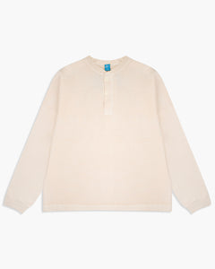 Good On L/S Heavy Henley Tee - Pigment Dyed Natural