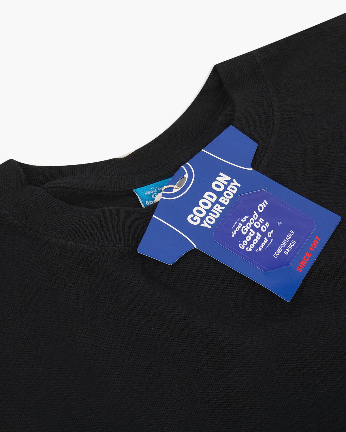 Good On S/S Crew Tee - Black | Good On T Shirts | JEANSTORE
