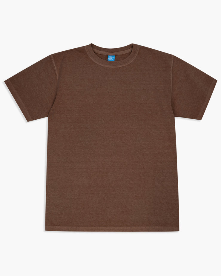 Good On S/S Crew Tee - Pigment Dyed Brown