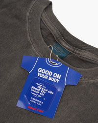 Good On S/S Crew Tee - Pigment Dyed Grey | Good On T Shirts | JEANSTORE