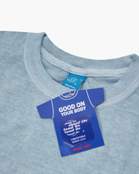 Good On S/S Crew Tee - Pigment Dyed Soda | Good On T Shirts | JEANSTORE