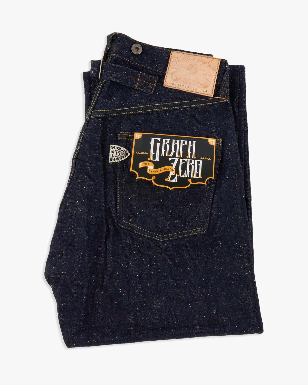 Graph Zero 15oz Selvedge Wide Straight Heritage Jeans - Nep Yarn | Graphzero Jeans | JEANSTORE