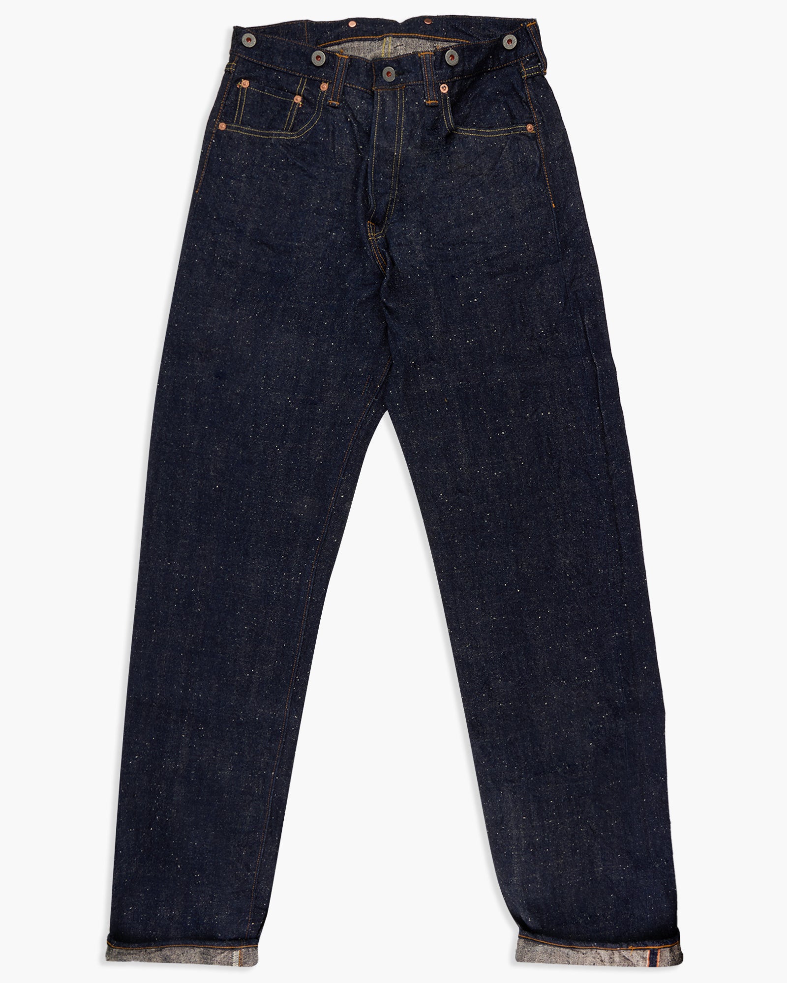 Graph Zero 15oz Selvedge Wide Straight Heritage Jeans - Nep Yarn