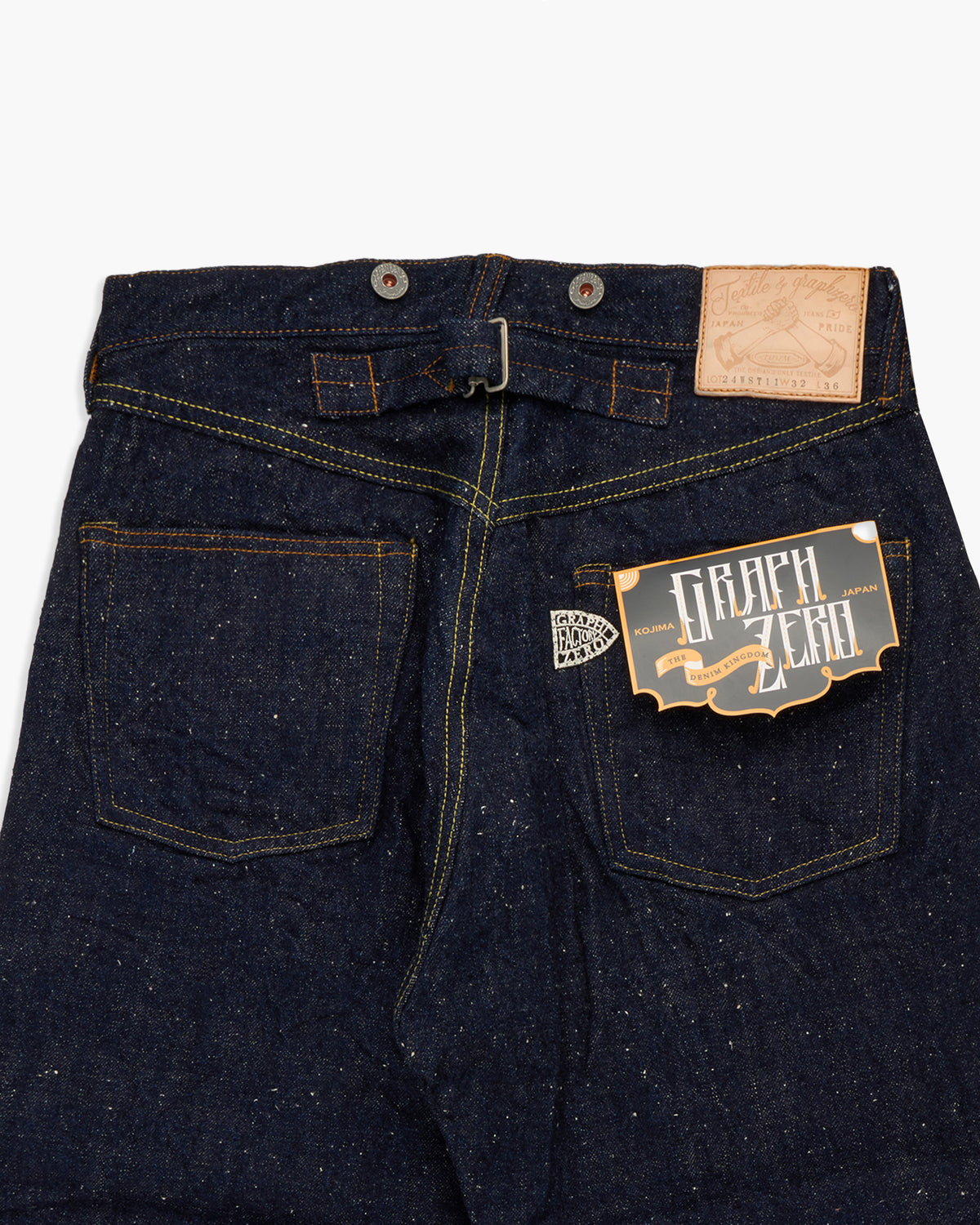 Graph Zero 15oz Selvedge Wide Straight Heritage Jeans - Nep Yarn | Graphzero Jeans | JEANSTORE